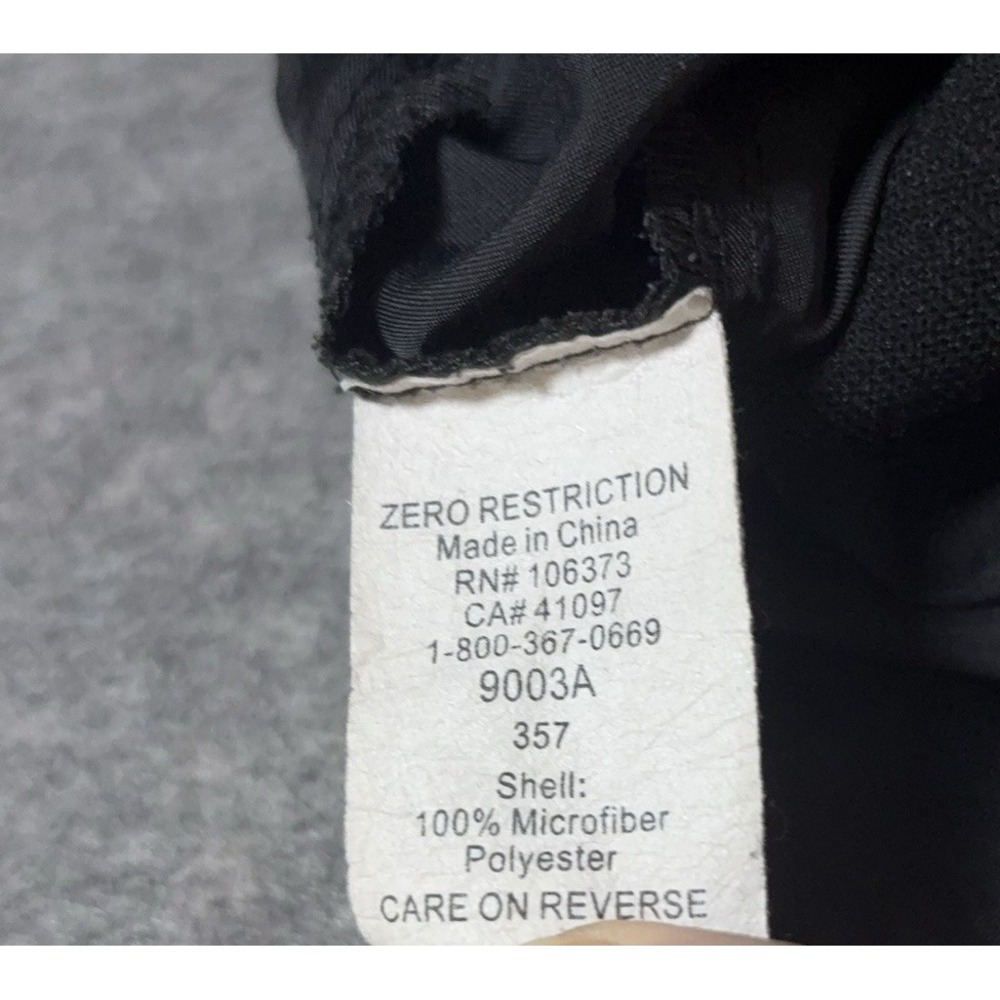 Zero Restriction Lightweight Vest Men Sz M Black Windbreaker Pockets Golf - Picture 6 of 9